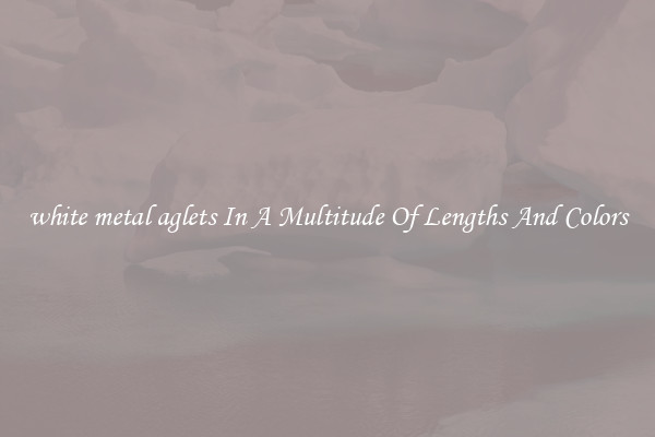 white metal aglets In A Multitude Of Lengths And Colors