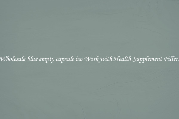 Wholesale blue empty capsule iso Work with Health Supplement Fillers