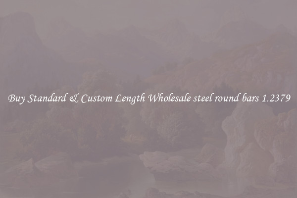Buy Standard & Custom Length Wholesale steel round bars 1.2379