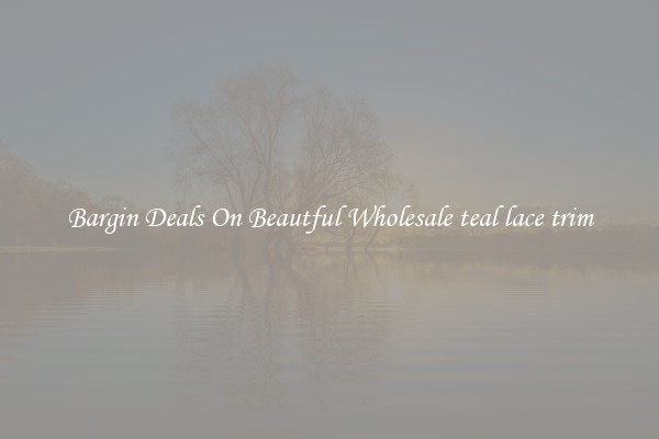 Bargin Deals On Beautful Wholesale teal lace trim