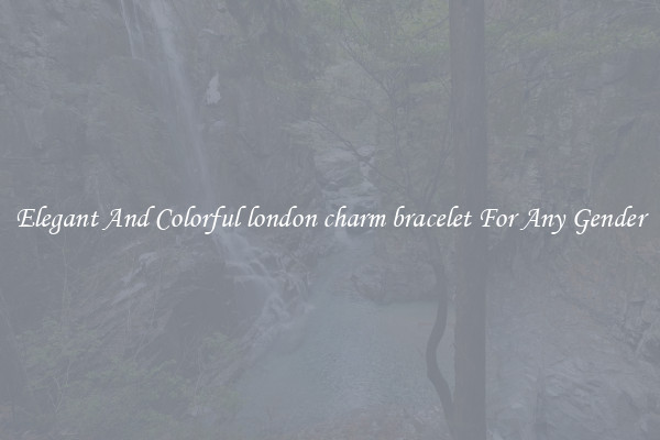 Elegant And Colorful london charm bracelet For Any Gender