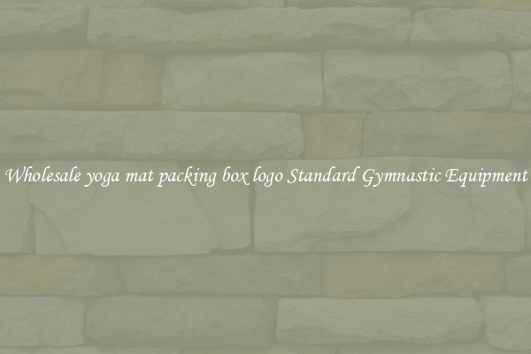 Wholesale yoga mat packing box logo Standard Gymnastic Equipment