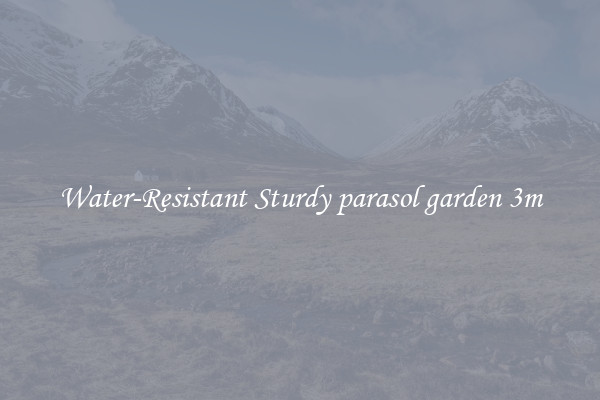 Water-Resistant Sturdy parasol garden 3m